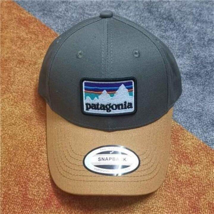 patagonia-patagonia-สไตล์วินเทจหมวกเบสบอลสำหรับกลางแจ้งกีฬาเป็ดลิ้นหมวกแบบตาข่ายแว่นกันแดดลำลอง