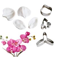 NEW 7PCS Orchid VEINER Silicone Mold Fondant Cake Decorating Tools Gumpaste Floral Petal Sugar Clay Gumpaste Flower Moulds CS392 Bread Cake  Cookie Ac