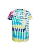 HYB Hybrid T-Shirt Men ไฮบริด เสื้อยืดมัดย้อมแขนสั้นชาย สีเขียว/น้ำเงิน (Green/Blue)HMTS-022-GR/BU