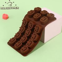 Silicone Chocolate Baking Molds Halloween Pumpkin Cake Decoration Candy Jelly Fondant Cookies Molds Kitchen Tools Accessories