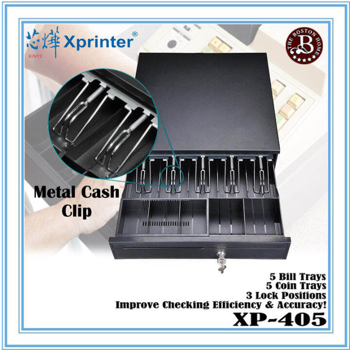 Xprinter XP405 Heavy Duty Cash Drawer Manual and Automatic POS System