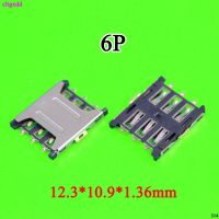 cltgxdd 2Pcs Extender Nano SIM 6PIN Card Socket Connector Slot Tray Holder Adapter FFC FPC Smartphone Repair Accessory