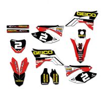 For Honda 250 CRF 250R 2018 2019 2020 2021 Decals Graphics Background Stickers Kits For Honda CRF450R 2017 2018 2019 2020 CRF450