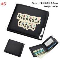 Men and ashion Stranger Things Joyce Byers 3D Color Pattern Casual Black Short Wallet Gifts