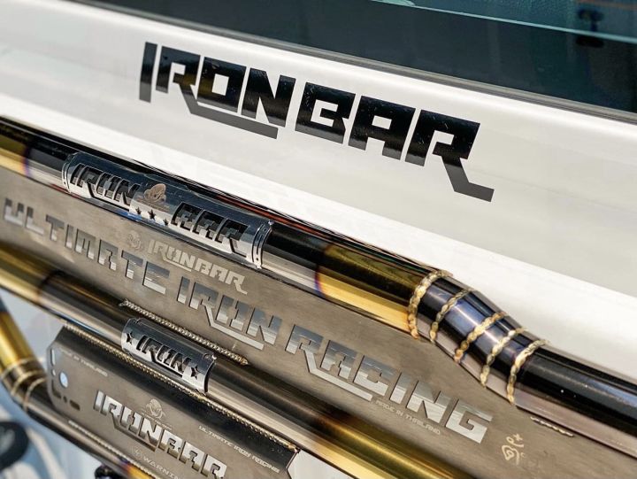 สติกเกอร์-ironbar-งานแท้-พร้อมส่งทุกแบบ-ราคาโรงงาน