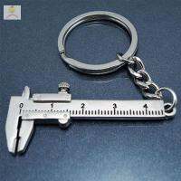 LOMBARDY New Arrival Practice Jewelry Ruler Model Birthday Gift 3D Movable Key Ring Key Holder Key Fob Vernier Caliper Key Chain