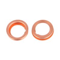 New Product New 10Pcs Car Engine Oil Drain Plug Gaskets 1102601M02 Copper Colored Oil Drain Plugs Crush Washers Gaskets Rings