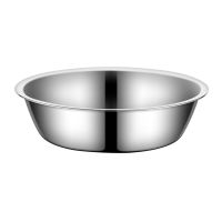 Pet Stainless Steel Dog Bowl Puppy Food Feeding Dish Stainless Feeder Water Bowl Durable Thick Smooth Metal Food and Water Dishe