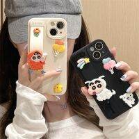 สายรัดข้อมือที่ตั้งเคสโทรศัพท์รูปการ์ตูน Iphone 14 13 12 Pro Max 11ป้องกันการตก DIY เคสใหม่ขนาดเล็ก