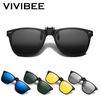 VIVIBEE kacamata hitam wanita lensa Photochromic terpolarisasi Flip Up klip pada mengemudi dengan klip 2023 produk tren