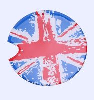 For MINI COOPER ONE F55 F56 R55 R56 R60 COUNTRYMAN CLUBMAN Oil Fuel Tank Cover Decorative Shell Sticker Cover Decals Union Jack