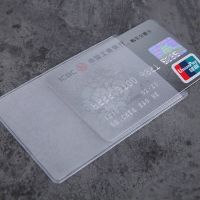 10pcs/lot Transparent Card Protector Sleeves 60*93mm ID Card Holder Wallets Purse Business Credit Card Protector Cover Bags Card Holders