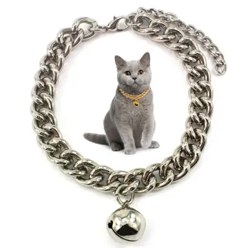 Cat collar sales gold chain