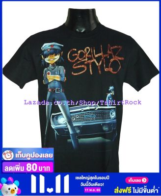 เสื้อวง GORILLAZ กอริลลาซ ไซส์ยุโรป เสื้อยืดวงดนตรีร็อค เสื้อร็อค  GRL1226 ราคาคนไทย