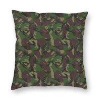 (All inventory) UK DPM Camo Pillow Case 45X45 Decorative Print Military Camo Throw Sofa Pillow 2 Sides Sellertosupportfreecustomization. Double sided printing design for pillows.