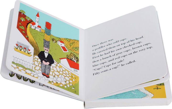 english-original-caps-for-sale-selling-hat-cardboard-book-wu-minlan-picture-book-123-childrens-classic-picture-book-english-enlightenment-story-book