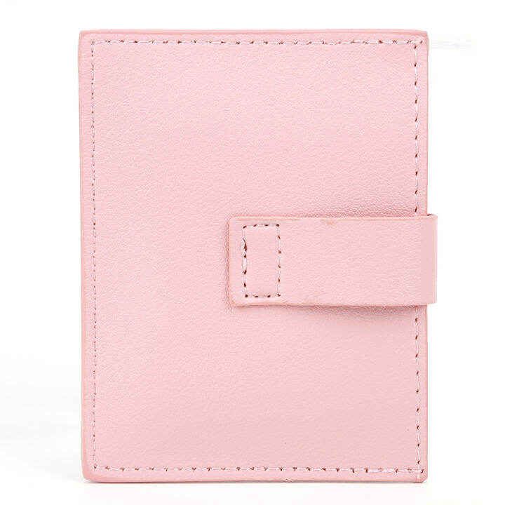 กระเป๋าใส่บัตรผู้หญิงกระเป๋าสตางค์-simple-pu-leather-case-multi-slots-small-female-solid-coin-purse-card-holder