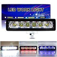 ไฟสปอตไลท์ Led สำหรับไฟหน้าแอลอีดีสำหรับรถมอเตอร์ไซด์รถแทรกเตอร์เรือออฟโร้ดกระพริบสีแดงและน้ำเงิน