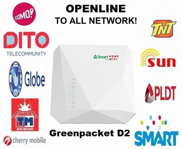 OPENLINE Smart Bro Home WiFi CAT6 LTEAdvanced Greenpacket D2 Modem