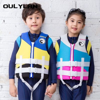 Oulylan Outdoor Rafting Life Jacket for Children Life Vest Swimming Snorkeling Wear Fishing Suit Professional Drifting Suit  Life Jackets
