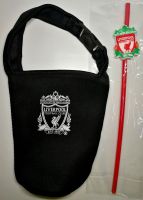 ถุงหิ้วแก้วเยติพร้อมหลอดลายลิเวอร์พูล Liverpool สีดำ ถุงแก้ว เยติ ขนาด 30ออนซ์