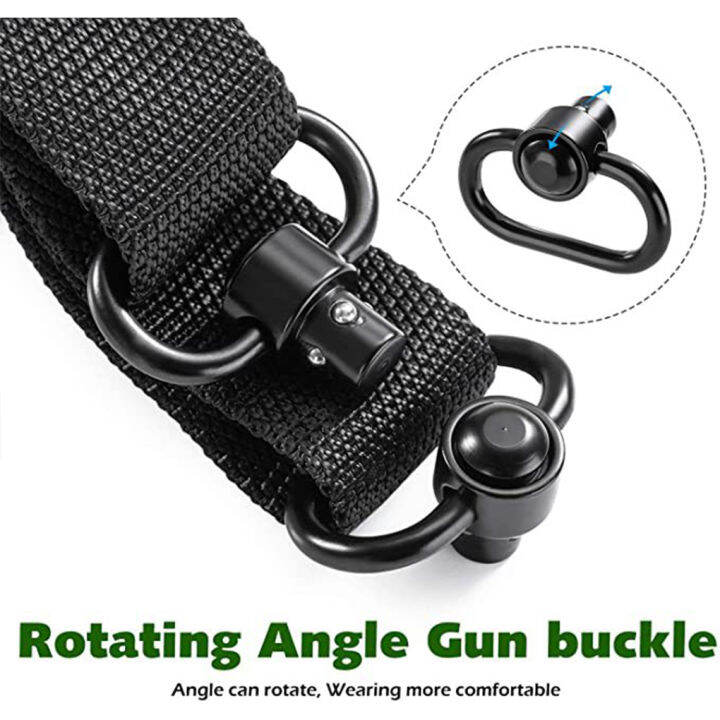 Flush Plunger Rifle Sling Clips Steel Duty Push Button Swivel for Paracord Rigging or Weaving