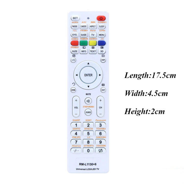 Universal LED/LCD TV Remote Control Huayu RM-L1130+8 | Lazada PH