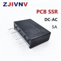 【CW】1pcs PCB Type Solid State Relay Dedicated with Pins SSR 5A DC-AC 3-32VDC Control 24-380VAC Snubber Circuit Resistor Relay Switch