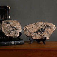 เรซิ่นไดโนเสาร์ Fossil Figurines R รูปปั้นสัตว์ Miniature ภายในห้องนั่งเล่น Decor ของที่ระลึกสำหรับ Home Gifts