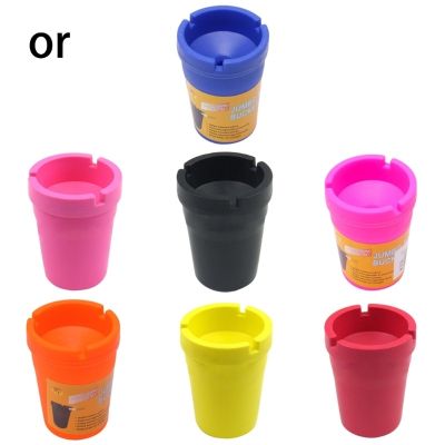 hot【DT】 Car Ashtray Plastic Smoke Cup  Burning Ash Butt Accessory Attachment Supplies for Men
