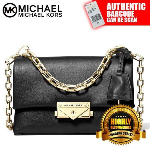 NWT] Michael Kors 32S9G0EC0L Cece Extra-Small Leather Crossbody/Sling Bag  (Black) | Lazada