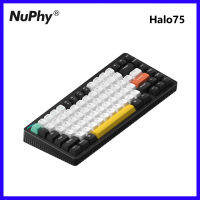 NuPhy Halo75บลูทูธไร้สาย5แบบดั้งเดิมอุปกรณ์หลากหลายแบบคีย์บอร์ดสำหรับ Ipad กลไกขนาดกะทัดรัด /Win/mac