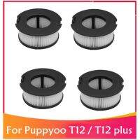 4PCS Rear-Filter Spare Parts Accessories for Puppyoo T12 / T12 PLUS Handheld Vacuum Cleaner