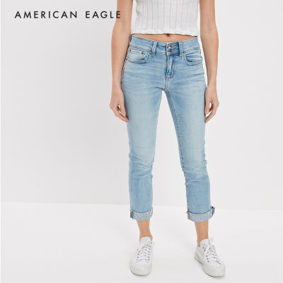 American Eagle Ne(x)t Level Low-Rise Artist Crop Jean กางเกง ยีนส์ ผู้หญิง อาร์ททิส ครอป เอวต่ำ (WFB 043-4345-980)