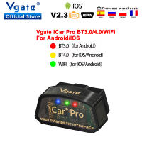 Vgate iCar Pro OBD2 ELM327 Bluetooth-Compatible 4.0 iCar2 for AndroidIOS ODB2 Car Diagnostic Tool elm 327 OBD 2 Scanner Auto