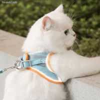 ■❀☾ Escape Proof Cat Harness and Leash Set Adjustable Mesh Dog Harness Vest Puppy Dog Pet Walking Lead Leash Small Dogs Cats Kitten