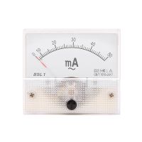 AC 0 - 50MA Pointer AC Ammeter Analog Current Panel Ampere Meter for Pressure Regulator Distribution Boxes, Etc