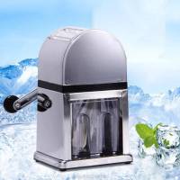 เครื่องบดน้ำแข็ง มือหมุน Ice Crusher Mini Iceเครื่องสแตนเลส Chopperคู่มือกรวยหิมะSmoothie Maker Ice