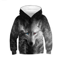 Wolf 3D Oversized Boys Hoodies for Girls 10 14 years old Teenagers Childrens Sweatshirt for Boys Sweat Shirt Child Kids Clothes