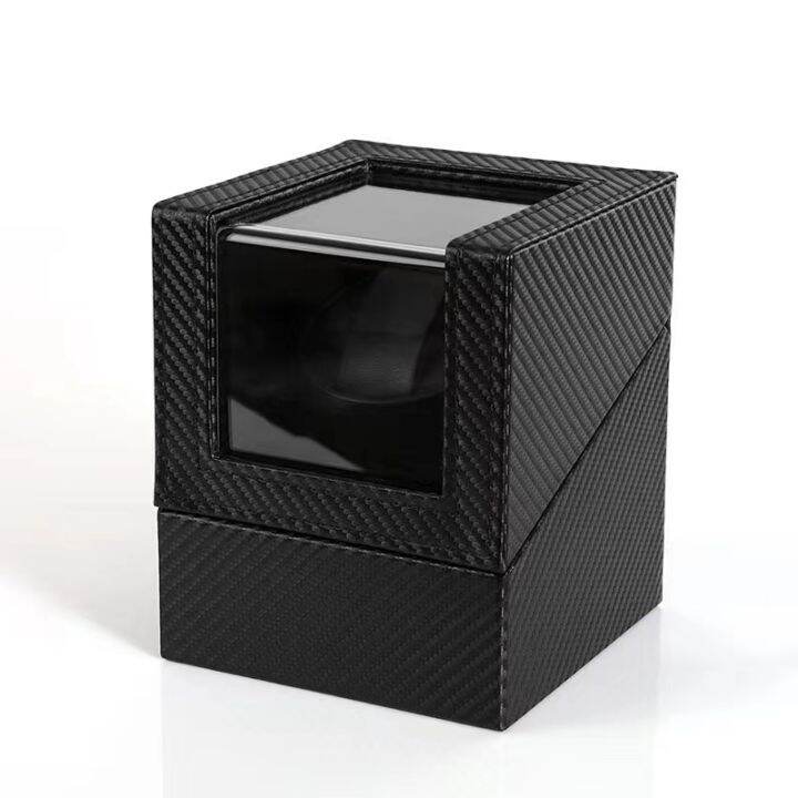 พร้อมส่ง-watch-winder-กล่องนาฬิกาหมุนออโต้-1เรือน-กล่องนาฬิกา-กล่องหมุนนาฬิกา-กล่องหมุนนาฬิกาอัตโนมัติ-1เรือน-กล่องนาฬิกาหมุน