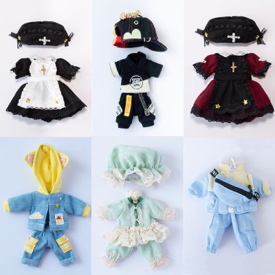 NEW Ob11 Baby Dress Gsc Clay Man Ymy Plain Body Loli Clothes 1/12 Bjd Hooded Sports Suit Doll Clothes Coat Pant Doll Accessories