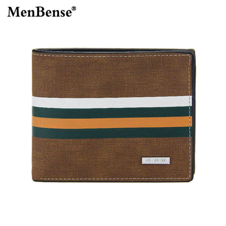 menbense-new-wallet-mens-business-pu-leather-coin-purse-large-capacity-slim-male-short-money-bag-vintage-stripe-handbag