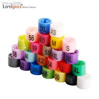 100 Pcs/lot Per-printed Size Markers For Hanger Garments Size Number Tags Clothes Rack Size Dividers Display Clothes--Mix Random