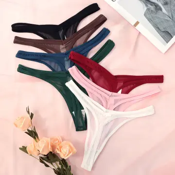 Sexy Seamless G-String Transparent Underwear Women Mesh Breathable Lingerie  Female underwear String 