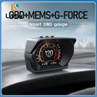 【 SH1】Car Hud Head-Up Display Obd2 + GPS Dual Mode Multi-Functional Obd Lcd Dashboard Gps Slope Meter Speedometer A450