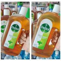 (750,1200ml.) dettol เดทตอล ผลิตภัณฑ์ฆ่าเชื้อโรค น้ำยาเช็ดอเนคประสงค์ สินค้าแท้จากบริษัท รุ่นไม่มีมงกุฎ