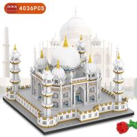 MOC 4036PCS City Mini Bricks Taj Mahal World Famous Architecture Micro Model India Building Blocks Creative Sets City Kids Toys