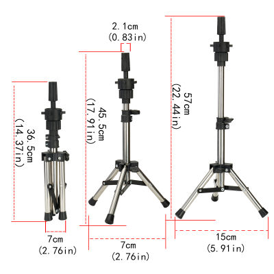 Neverland 212223 Training Mannequin Head Canvas Block Head Display Styling Manikin Head Wig Head Stand with Tripod Needle