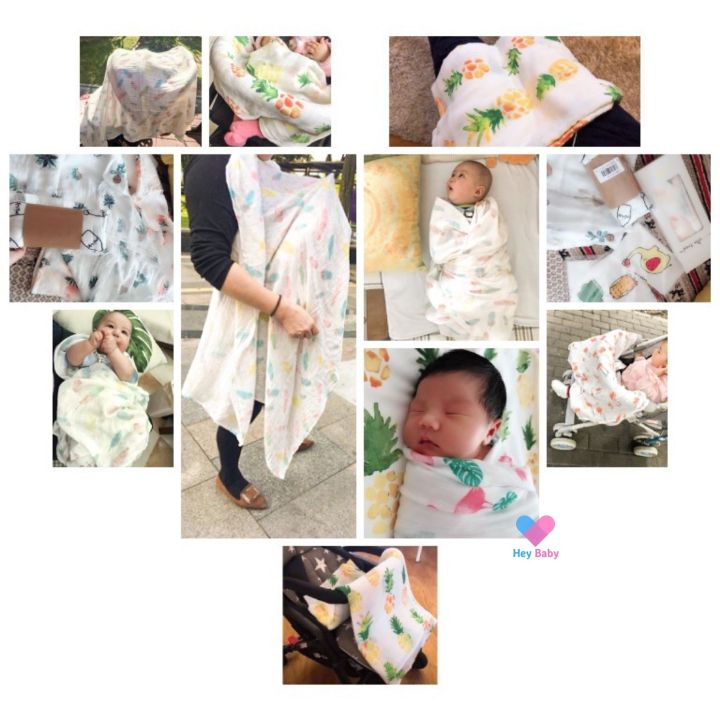 ผ้าห่อตัวมัสลิน-ขนาด-110x120-ซม-เนื้อสัมผัสนุ่ม-ผ้าห่อตัวทารก-ผ้าห่อตัวเด็กแรกเกิด-ของใช้เด็กแรกเกิด-ผ้าห่มเด็ก-เตรียมคลอด-baby-newborn-b273