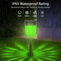 Solar Lamp For Garden Outdoor IP65 Waterproof LED Path Lights Lawn Lamp with Auto Color Change Sidewalk Landscape Lighting